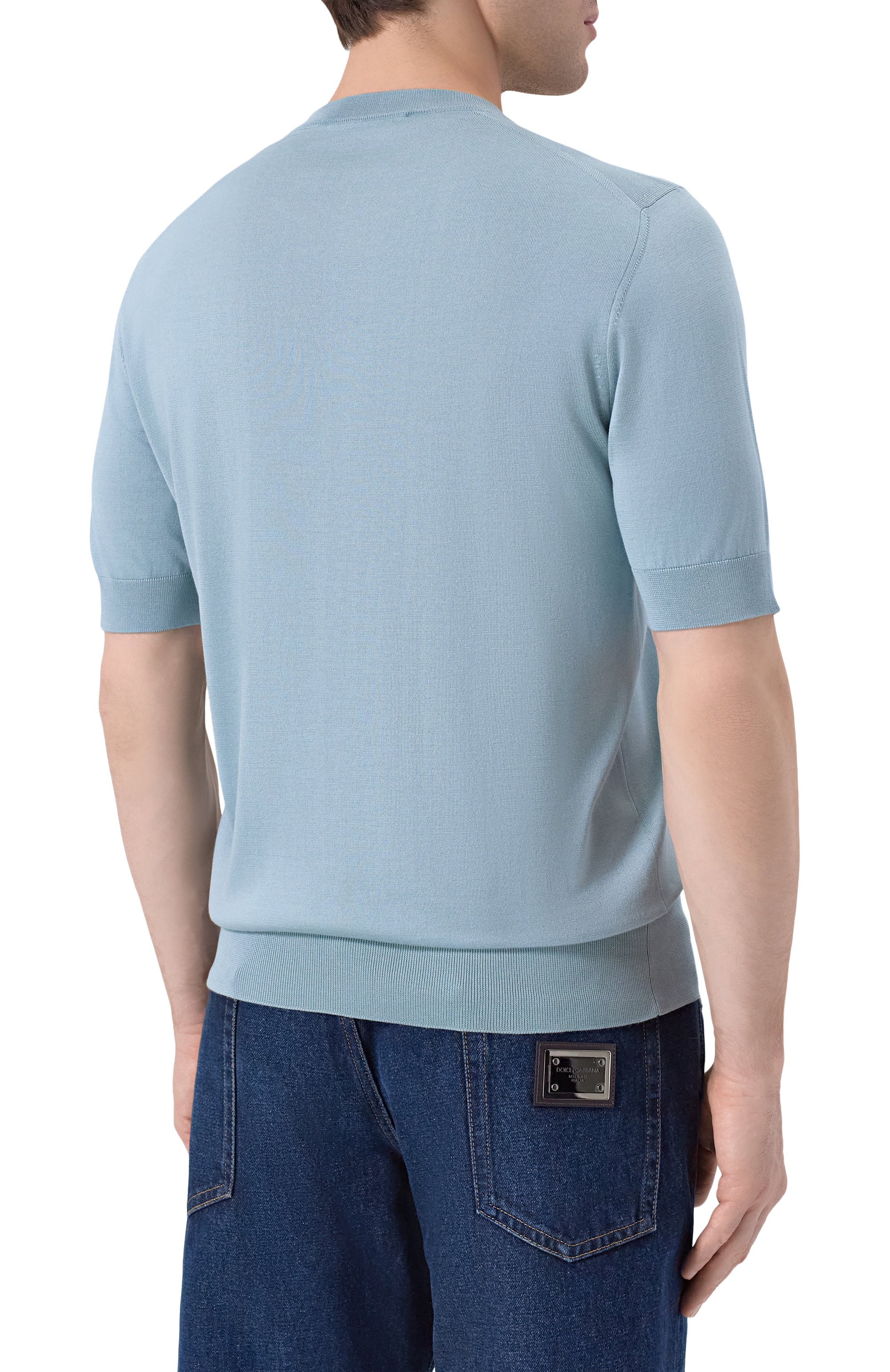 Шелковый джемпер DOLCE & GABBANA, арт. GXX03Z/JBS05, фото 4