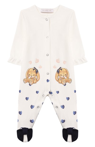 Хлопковый комбинезон MONNALISA, арт. 358215PK, фото 1
