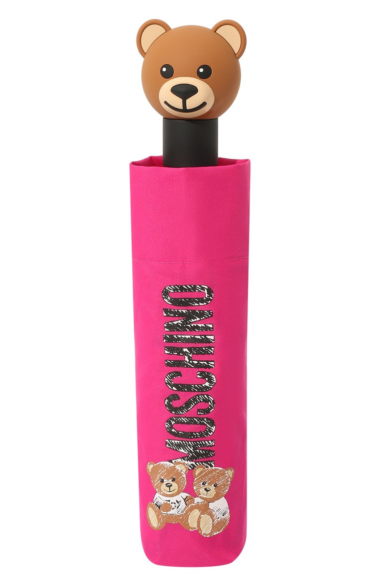 Женский складной зонт MOSCHINO фуксия цвета, арт. 8169-0PENCL0SE | Фото 5 (Материал: Металл, Текстиль, Синтетический материал; Региональные ограничения белый список (Axapta Mercury): Не проставлено; Нос: Не проставлено)