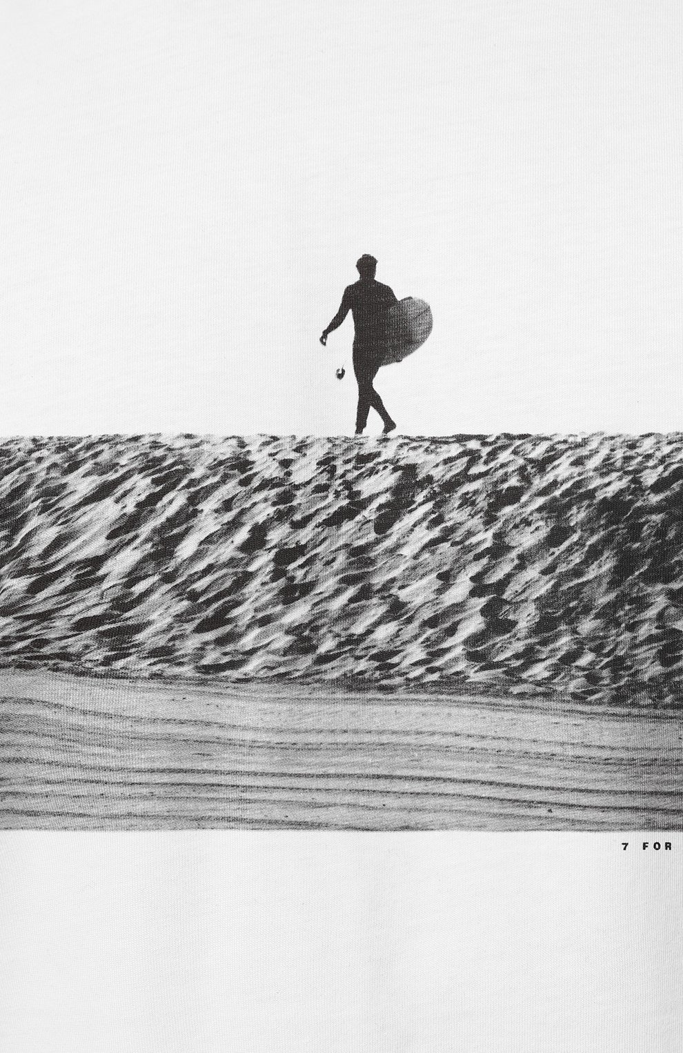 Хлопковая футболка 7 FOR ALL MANKIND, арт. JSLM332GWS, фото 5