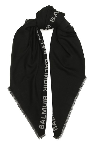 Шаль logo BALMUIR черного цвета по цене 37900 руб., арт. 2110011, фото 1 Шаль logo BALMUIR, арт. 2110011, фото 1