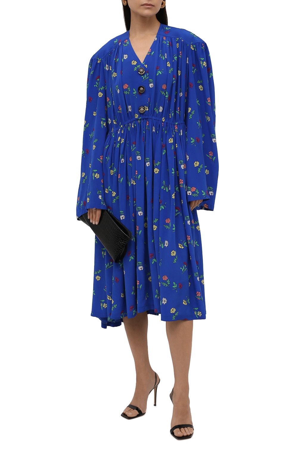 Шелковое платье BALENCIAGA, арт. 675385/TLLA6, фото 2