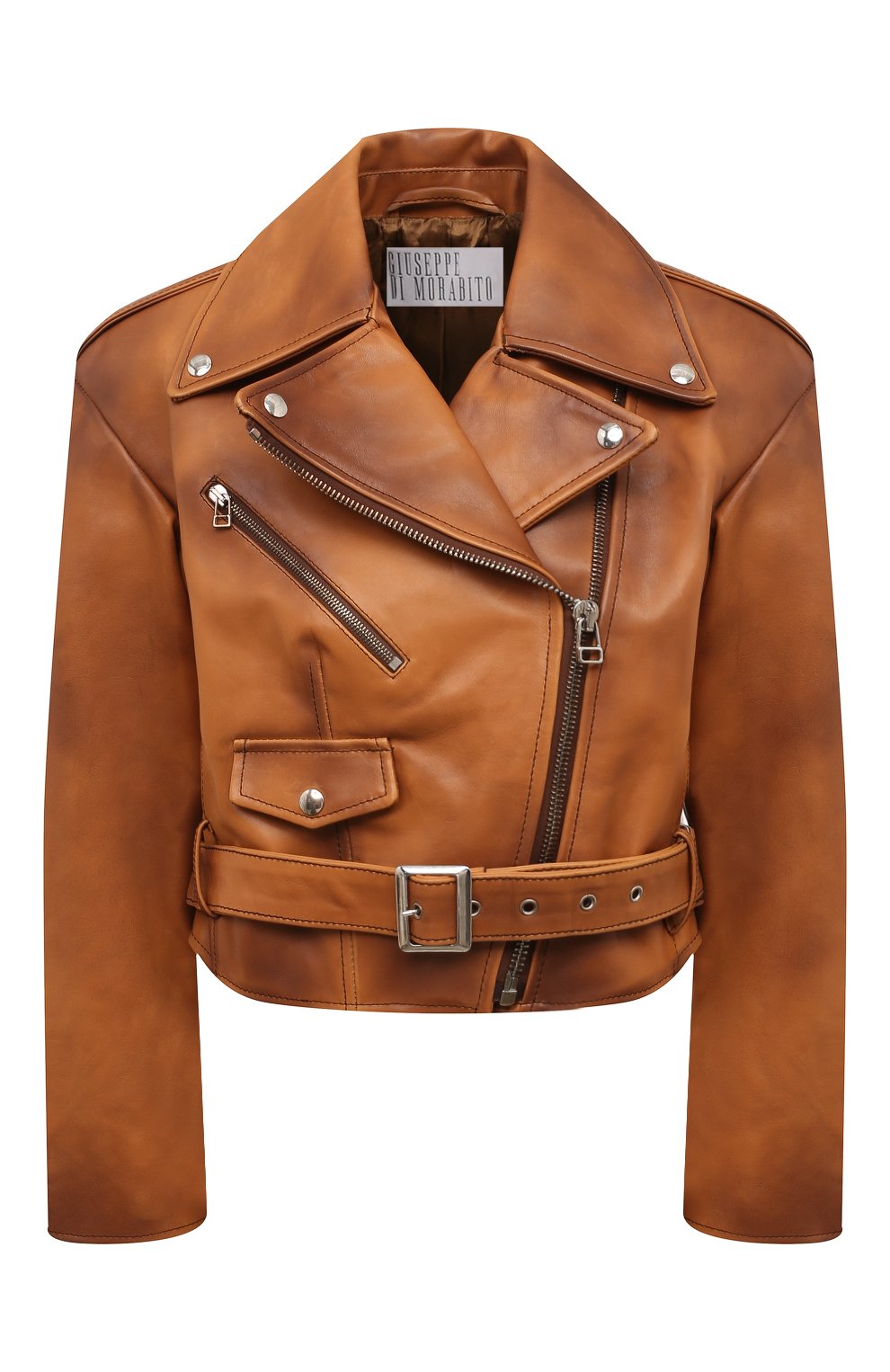 Кожаная куртка GIUSEPPE DI MORABITO, арт. 03PFJA078P 03339, фото 1