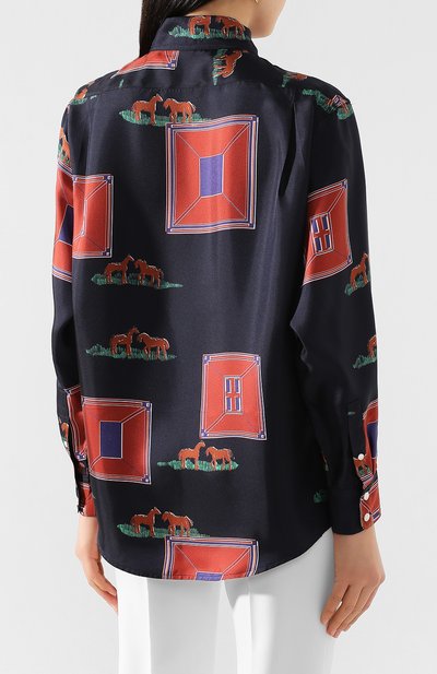 Шелковая рубашка VICTORIA BECKHAM, арт. 1120WSH000642A, фото 4