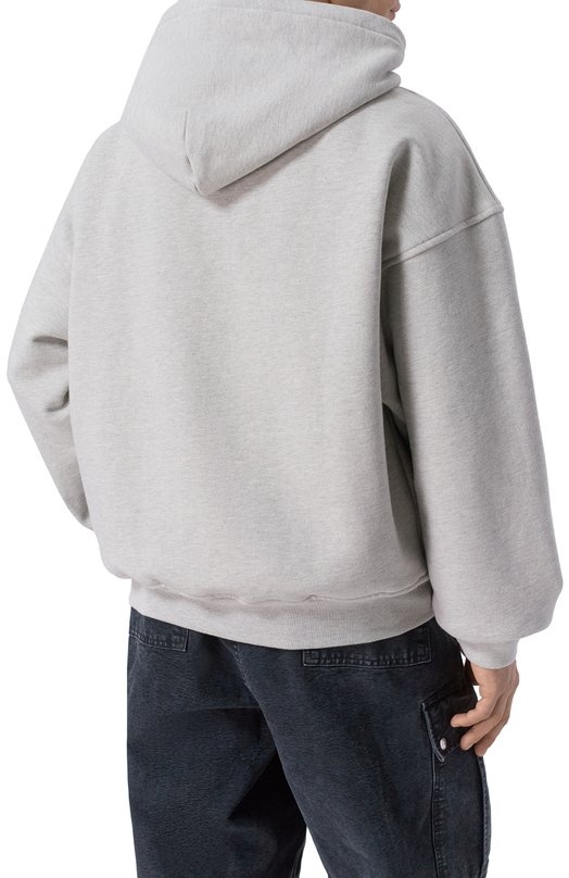 Хлопковая толстовка Rhude RHFW25H002829 Серый  RHFW25H002829 Фото 4