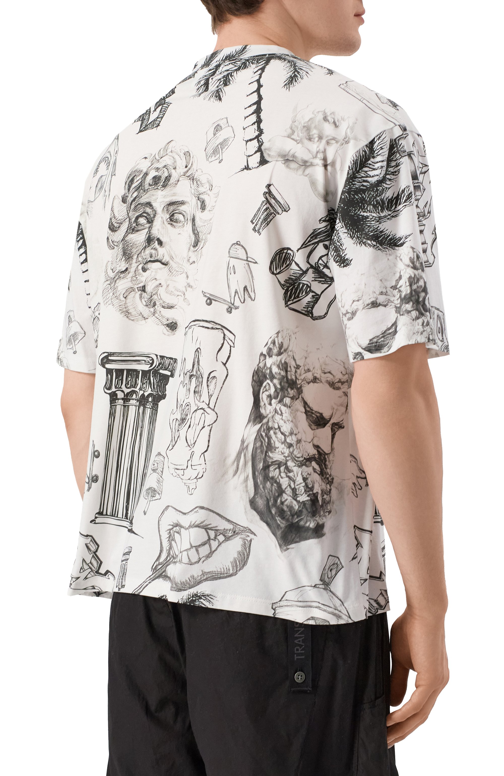 Хлопковая футболка DIEGO VENTURINO, арт. DVTS0A0, фото 4