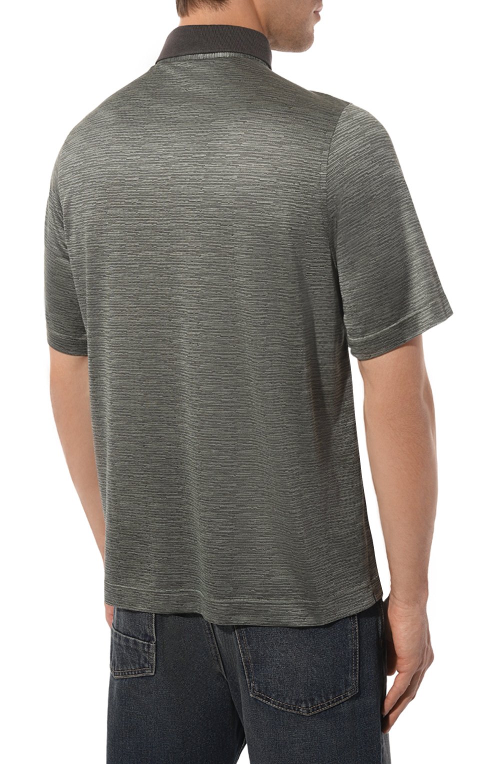 Шелковое поло ZILLI, арт. KBP002M0600VZLU00M, фото 4