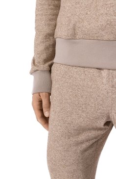 Мужской джемпер из шелка и шерсти MVST бежевого цвета, арт. 17M469/SS00 | Фото 5 (Рукава: Длинные; Материал сплава: Проставлено; Материал внешний: Шерсть, Шелк; Драгоценные камни: Проставлено; Длина (для топов): Стандартные; Стили: Кэжуэл; Принт: Без принта; Мужское Кросс-КТ: Джемперы; Вырез: Круглый)