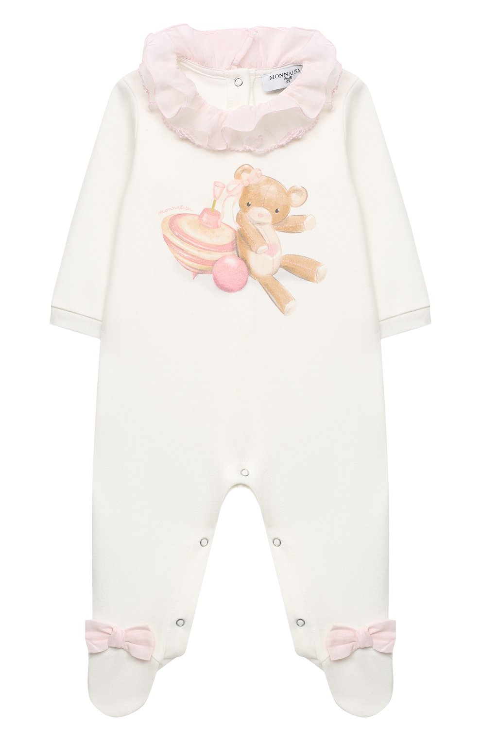 Хлопковый комбинезон MONNALISA, арт. 356203S2, фото 1