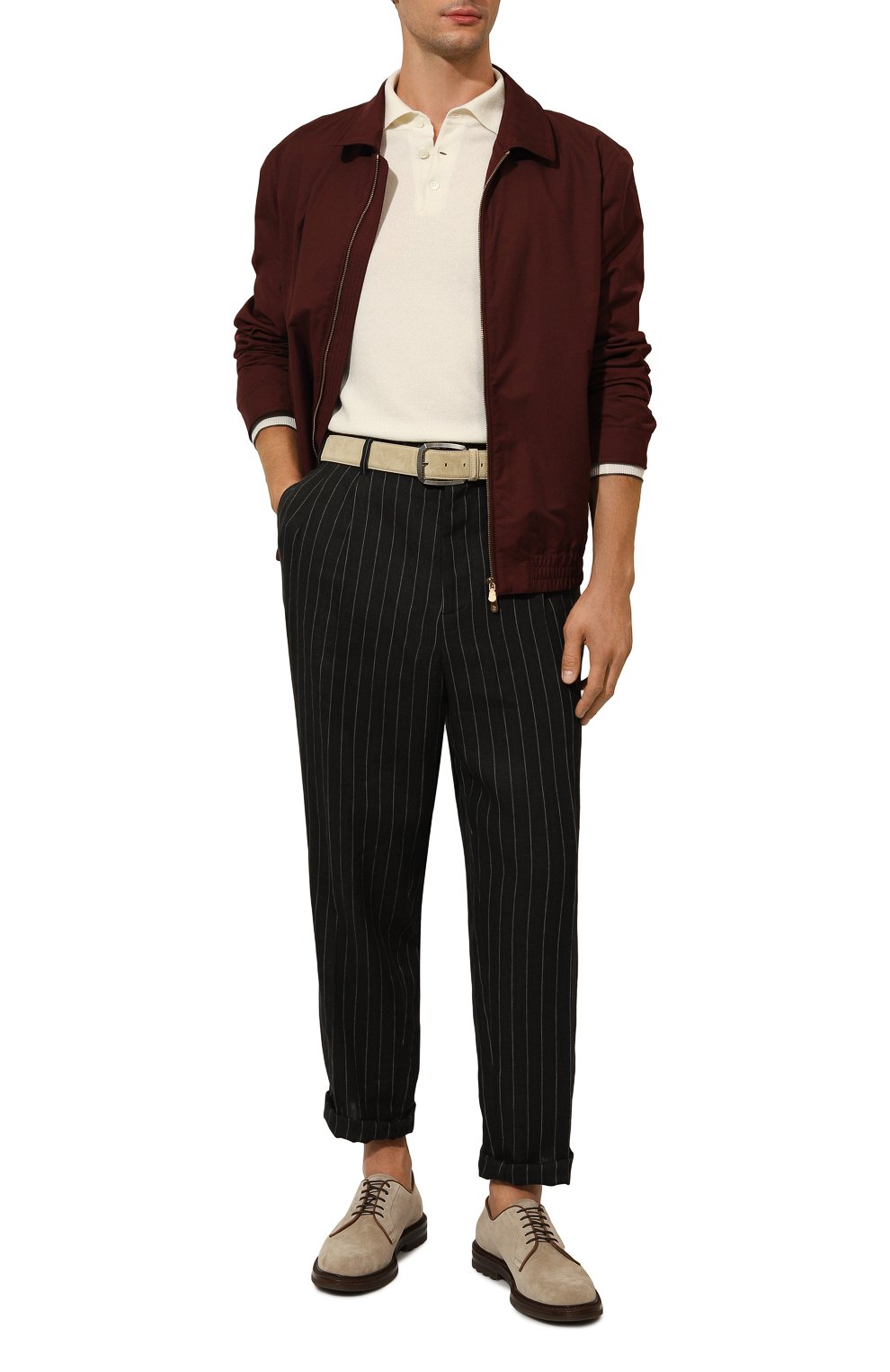 Замшевые дерби BRUNELLO CUCINELLI, арт. MZUPEB2158, фото 2