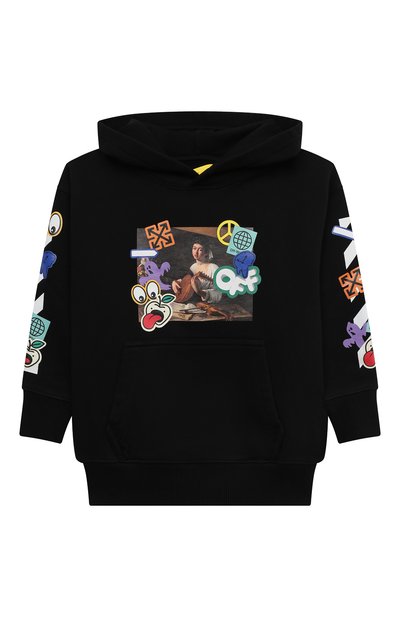 Хлопковое худи OFF-WHITE, арт. 0BBB001F23FLE003