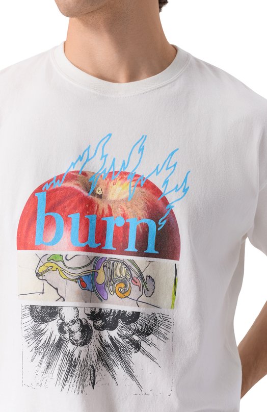 Хлопковая футболка Undercover UC2E3801 Белый  UC2E3801 Фото 5