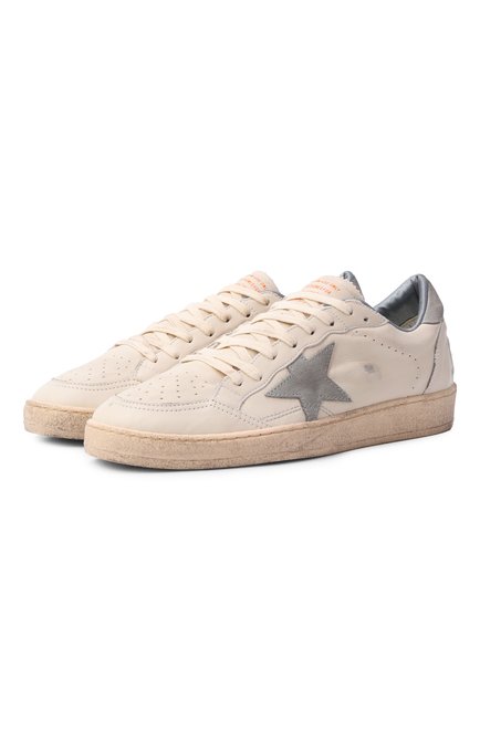 Мужские кожаные кеды ball star GOLDEN GOOSE DELUXE BRAND, арт. GMF00117.F005179
