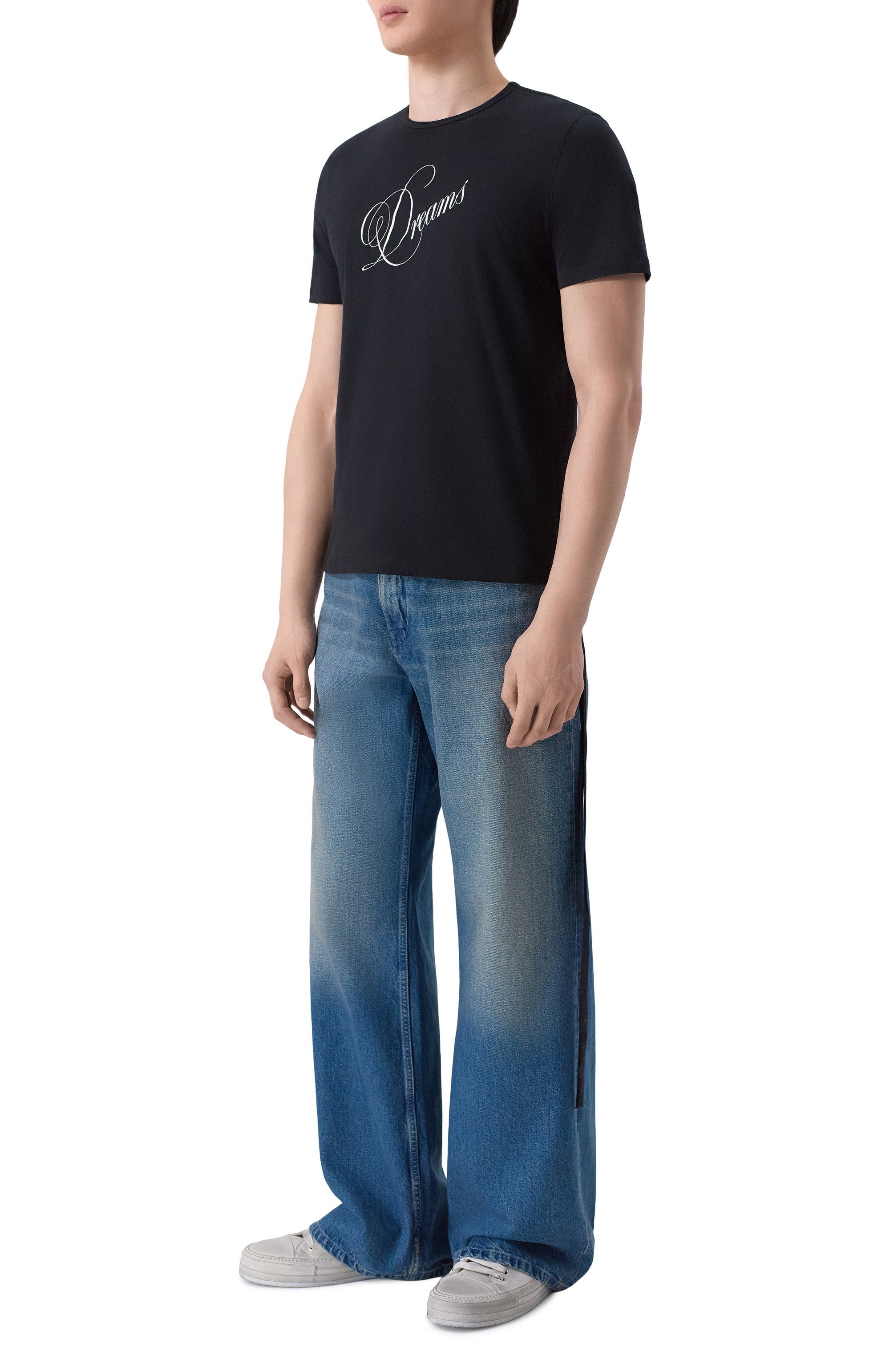 Хлопковая футболка ANN DEMEULEMEESTER, арт. B0013904/FA206, ф ото 3