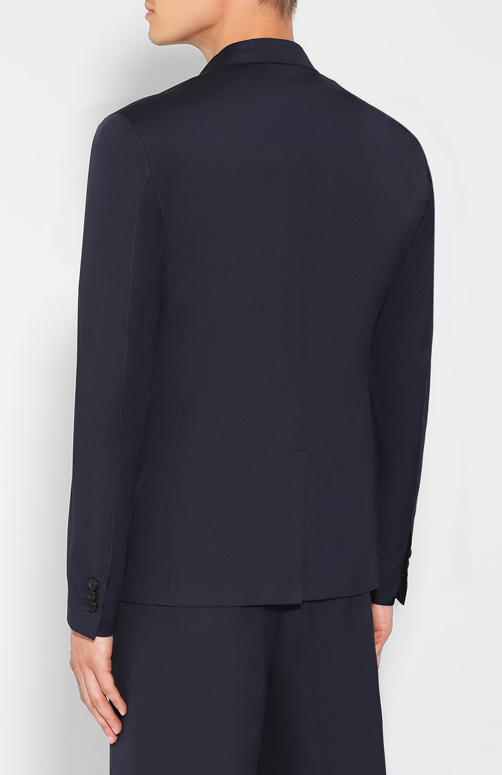 Хлопковый пиджак PRADA, арт. SD089-1P4T-F0124, фото 4