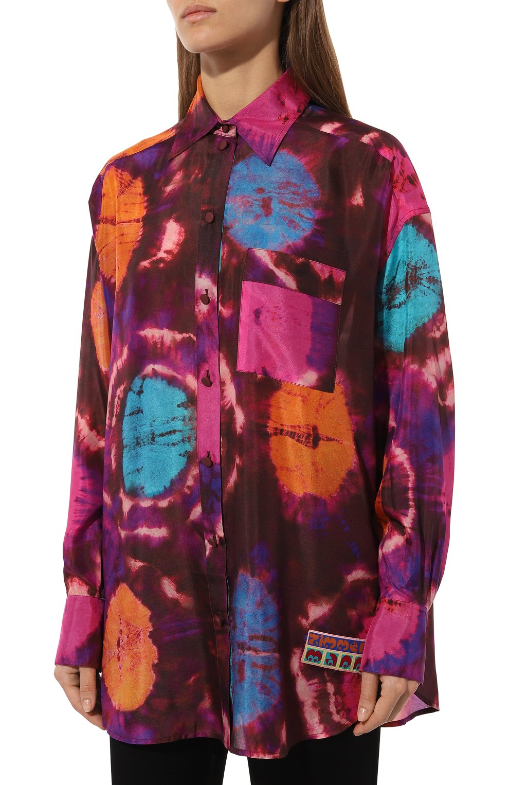 Шелковая блузка ZIMMERMANN, арт. 7806TRS244, фото 3