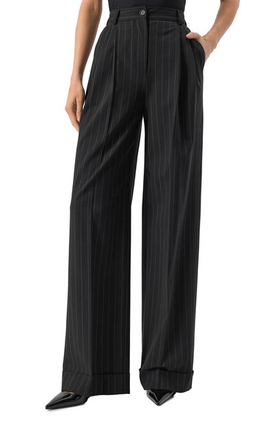 Шерстяные брюки DOLCE & GABBANA, арт. FTBMPT/FRBDK, фото 3