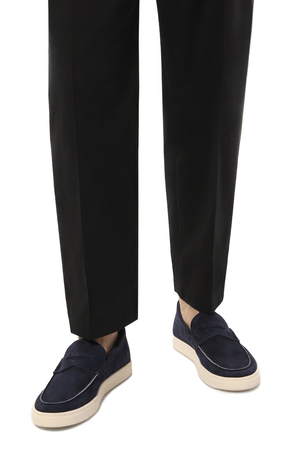 Замшевые пенни-лоферы BRUNELLO CUCINELLI, арт. MZUSIB2253, фото 3