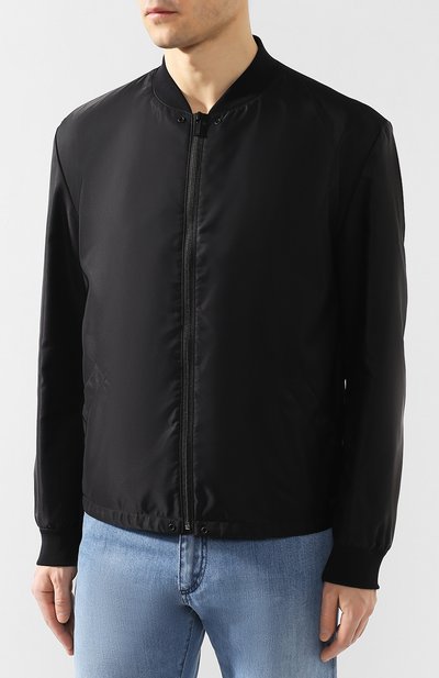 Бомбер HUGO черного цвета по цене 29500 руб., арт. 50405068, фото 3 Бомбер HUGO, арт. 50405068, фото 3