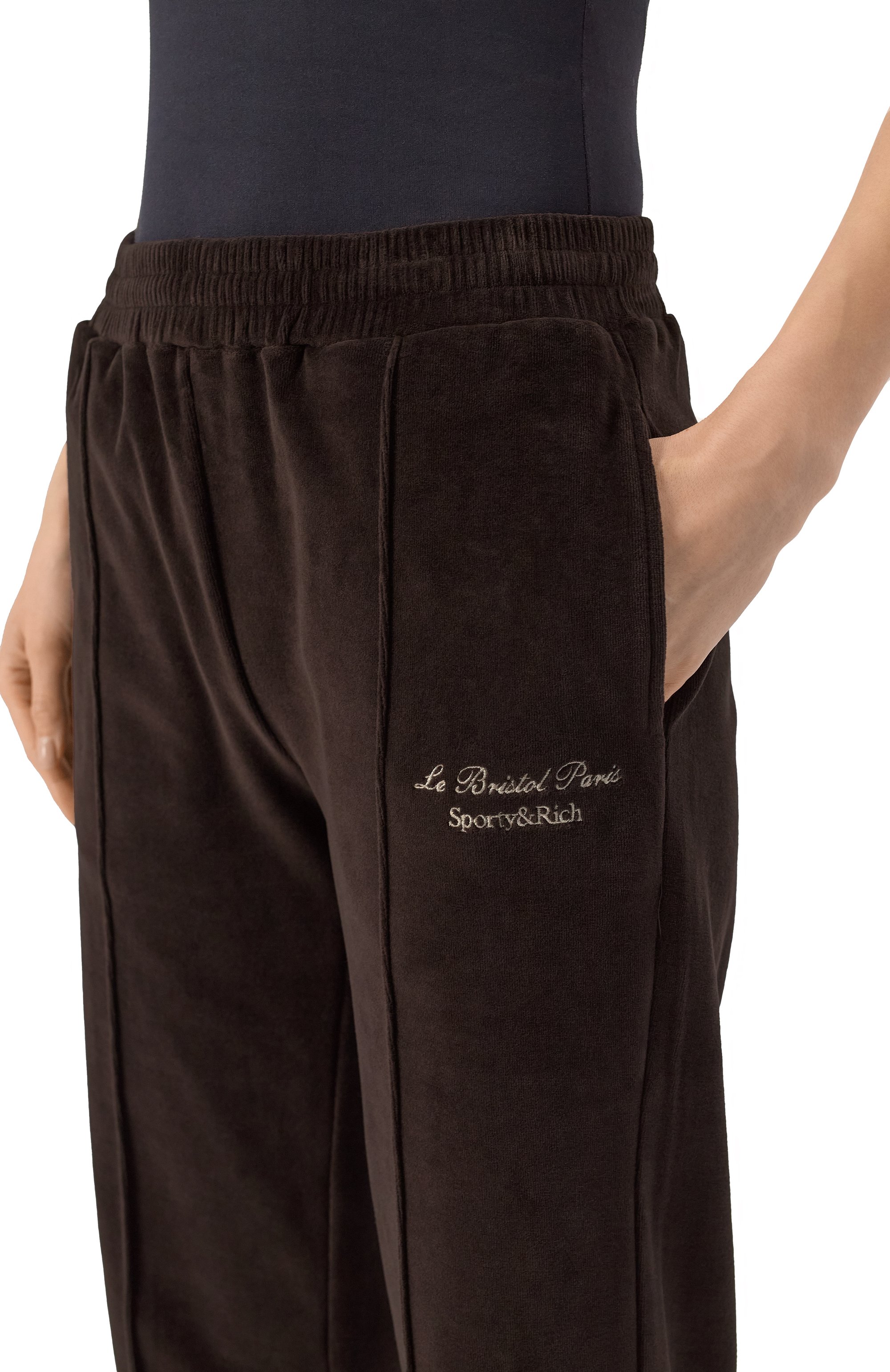 Хлопковые брюки sporty & rich x le bristol paris SPORTY AND RICH, арт. PA034517619BR03, фото 9