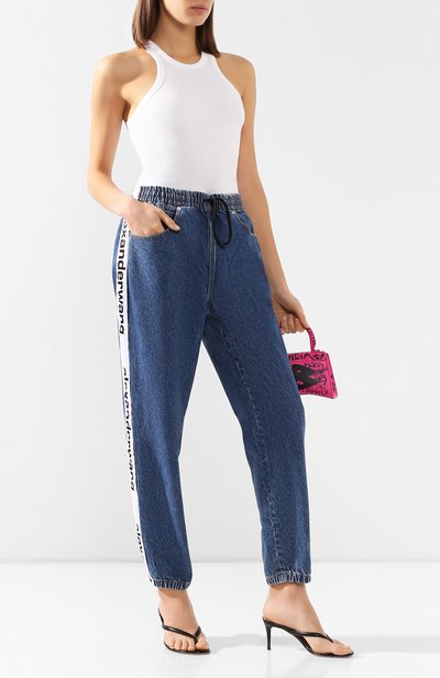 Джинсы ALEXANDER WANG синего цвета по цене 46950 руб., арт. 4DC1204577, фото 2 Джинсы ALEXANDER WANG, арт. 4DC1204577, фото 2