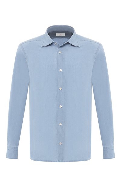 Мужская хлопковая рубашка KITON, арт. UMCNERCH0690403