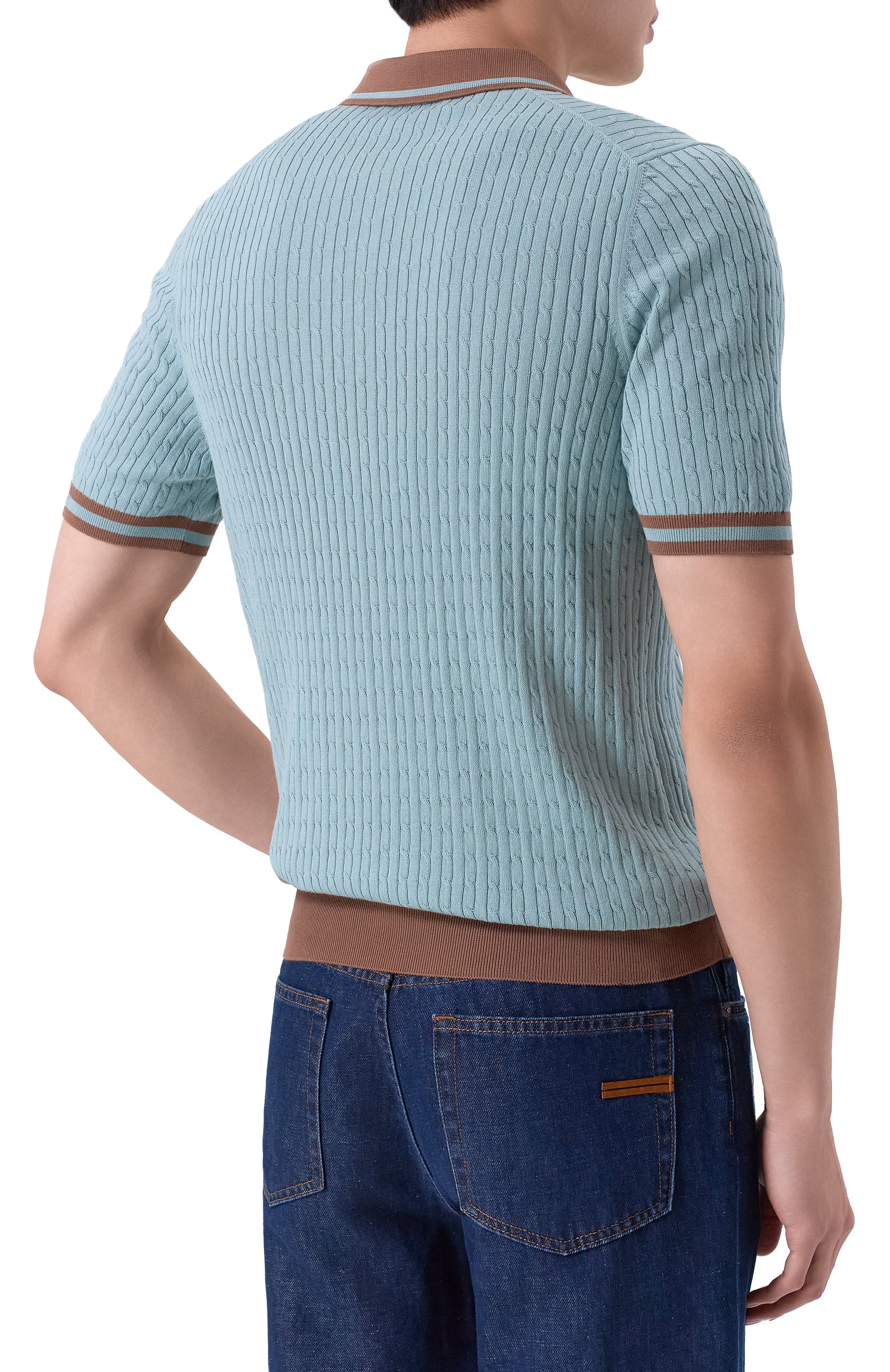 Хлопковое поло GRAN SASSO, арт. 57113/20625, фото 4