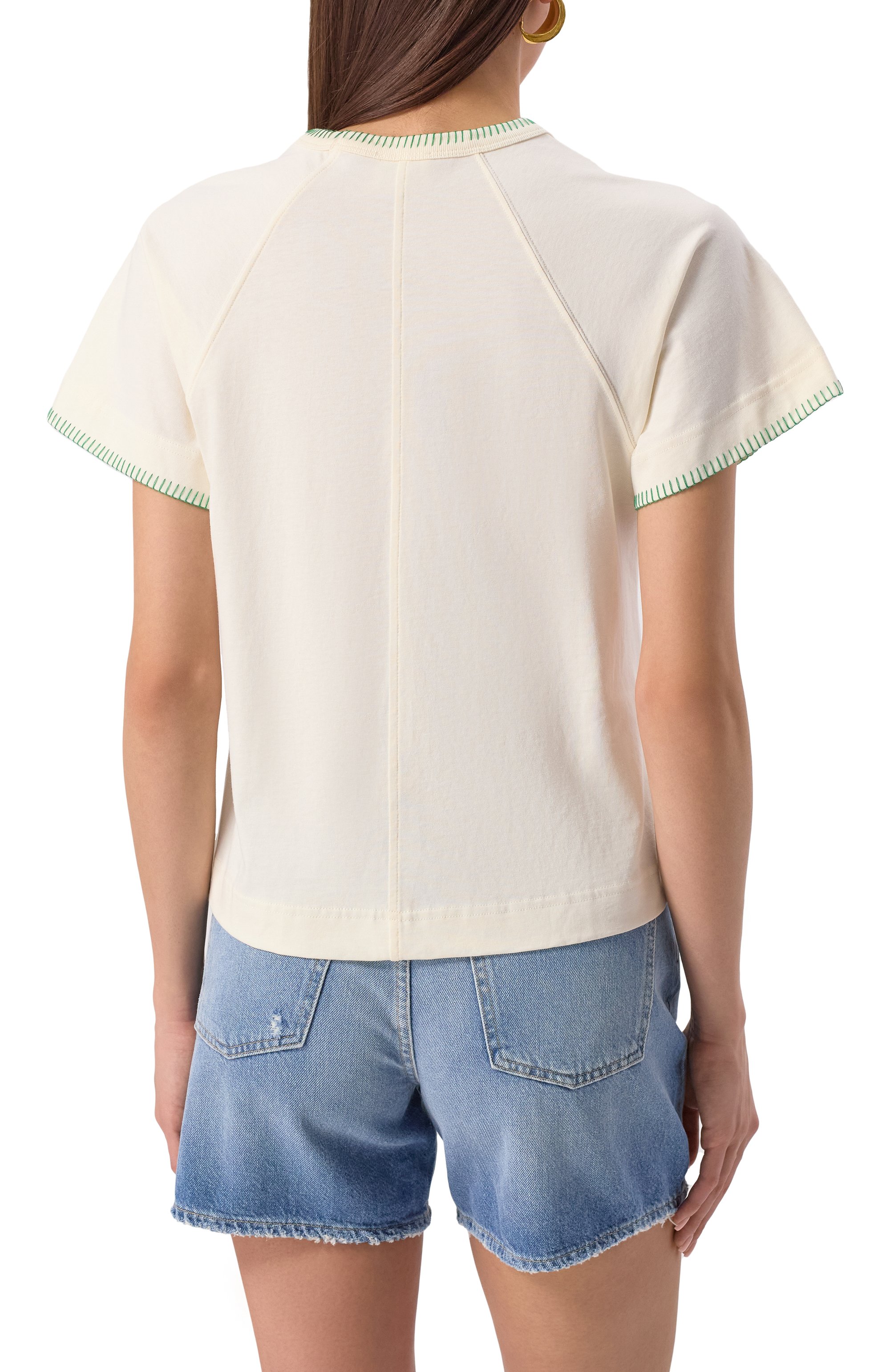 Хлопковая футболка CLOSED, арт. C95414-44H-EM, фото 4