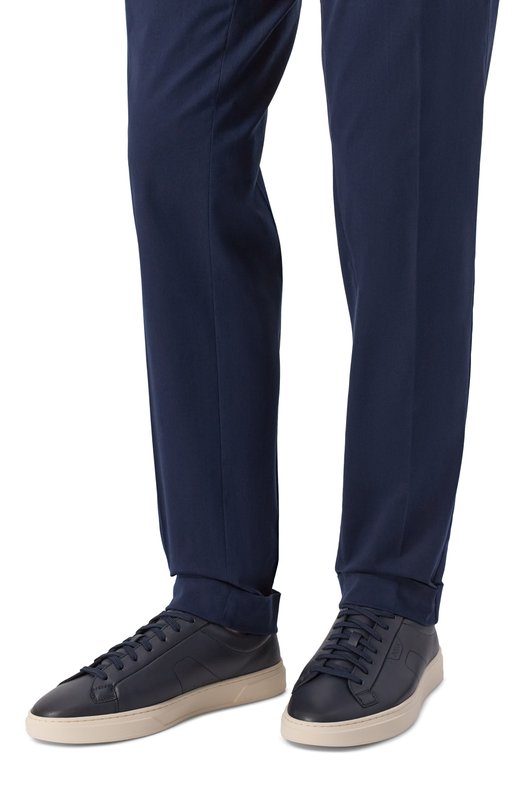 Кожаные кеды Kieran BOSS 50557866 Синий  50557866 Фото 3