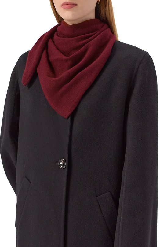 Кашемировый шарф Allude 255/11222 Бордовый  255/11222 Фото 2