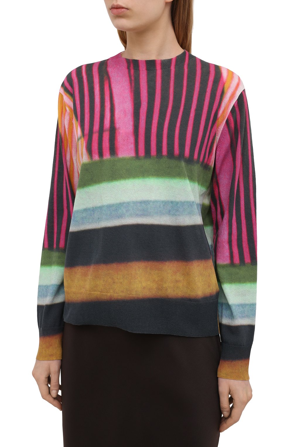 Хлопковый пуловер DRIES VAN NOTEN, арт. 211-31204-2708, фото 3