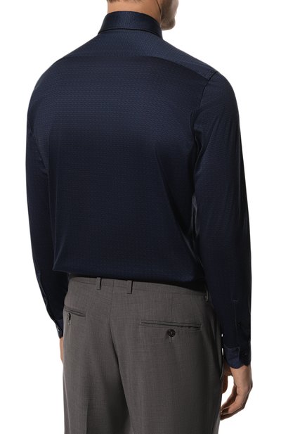 Хлопковая сорочка ZILLI, арт. MFY-84030-G14832/0004, фото 5