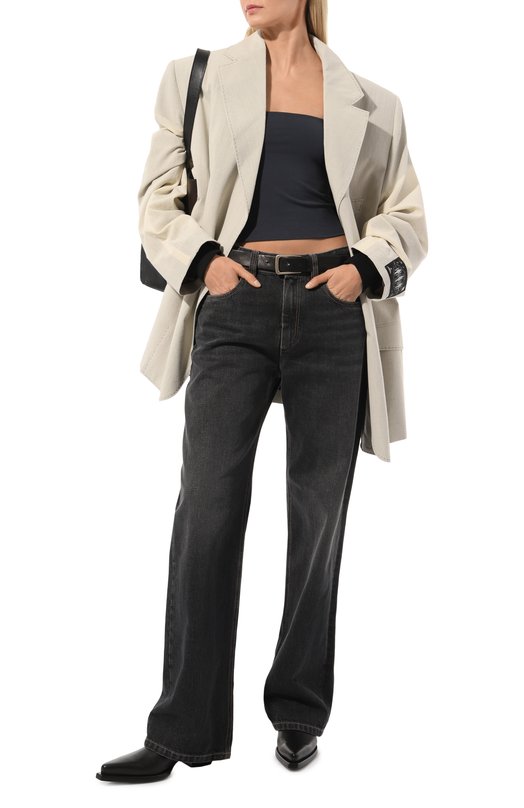 Хлопковый топ Brunello Cucinelli M0T1802B19 Синий  M0T1802B19 Фото 2