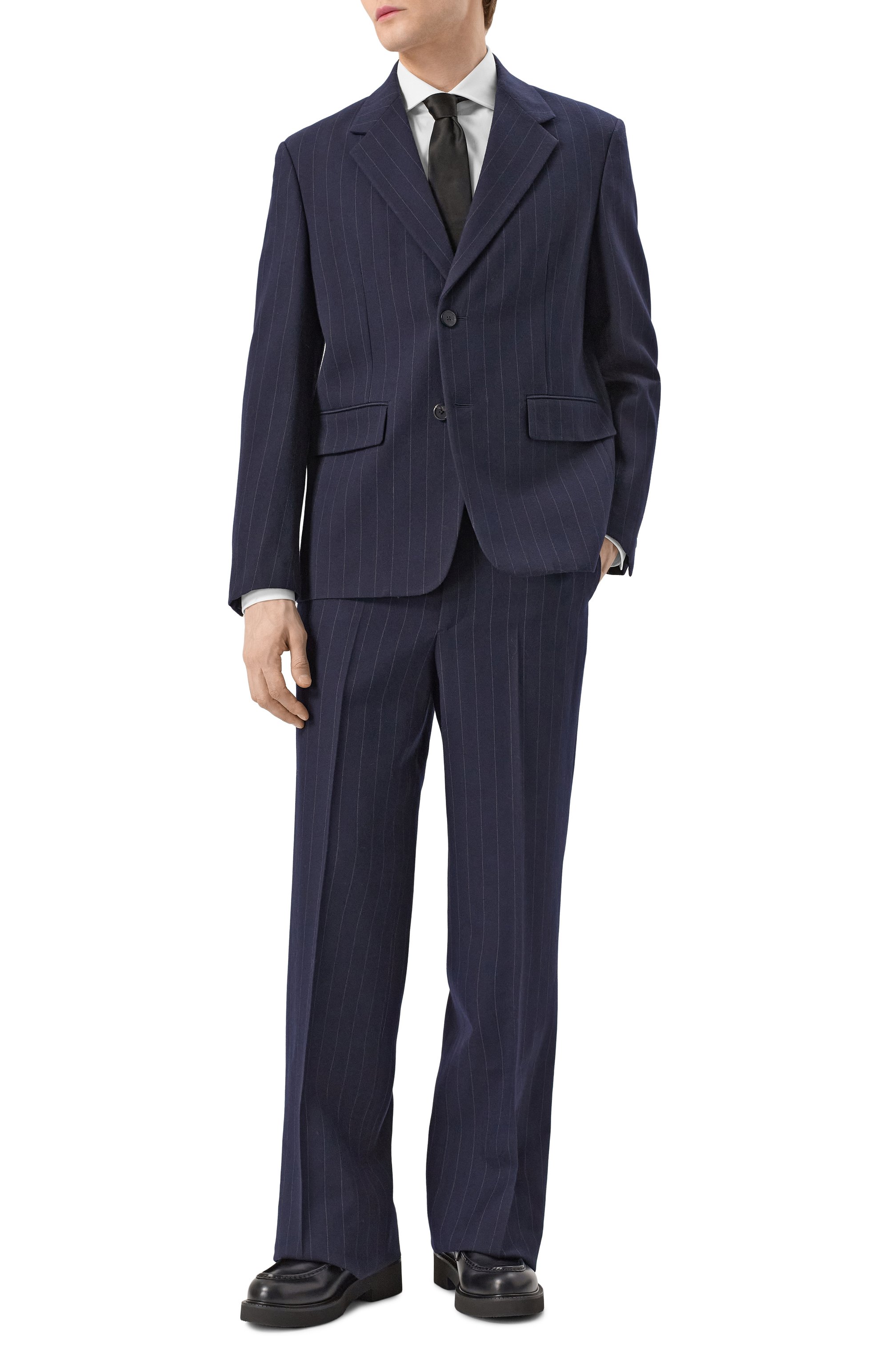 Шерстяные брюки PRADA, арт. UP0160-1ZCX-F0008-212, фото 2