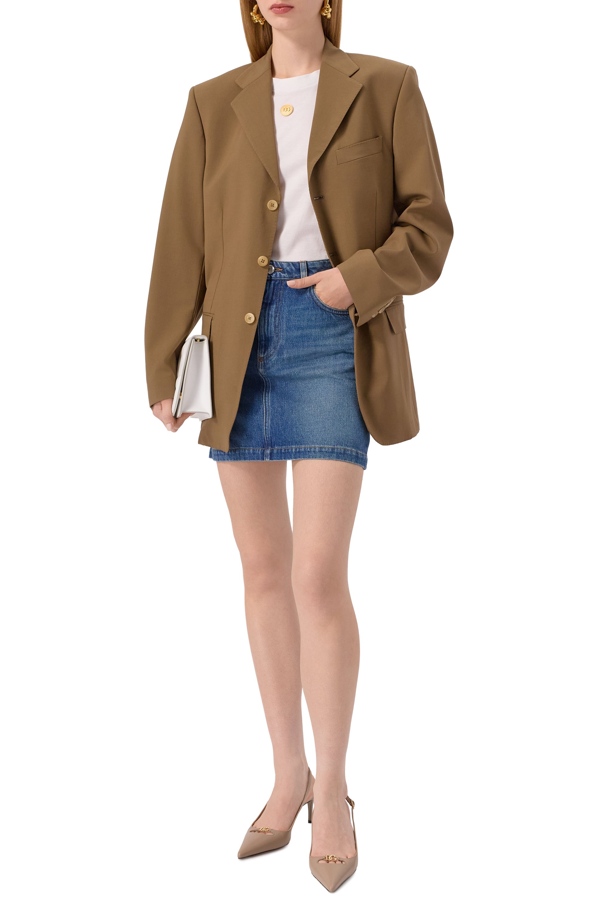 Джинсовая юбка DOLCE & GABBANA, арт. F4CX1D/G8NC7, фото 2