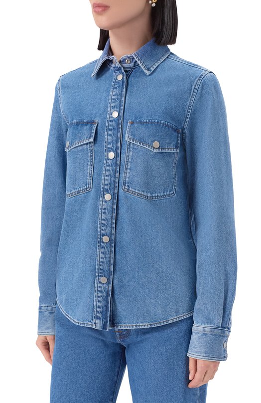 Джинсовая рубашка Jacob Cohen 25I P/JDM_C0071 000 T811A S3 Синий  25I P/JDM_C0071 000 T811A S3 Фото 3