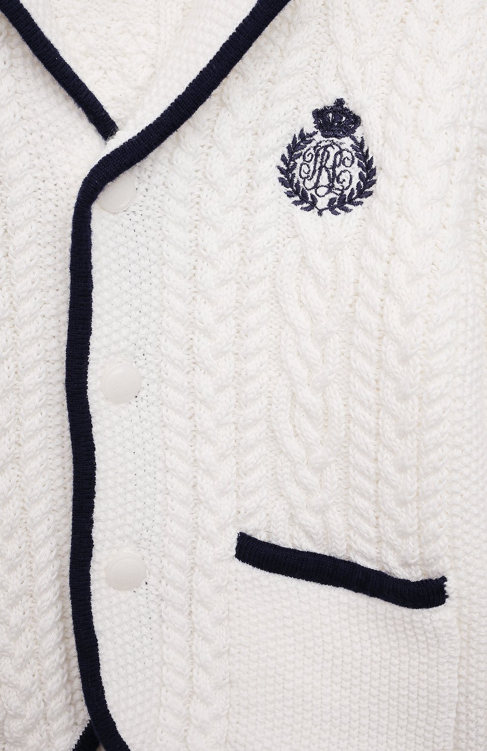 Хлопковый кардиган POLO RALPH LAUREN, арт. 320835599, фото 3