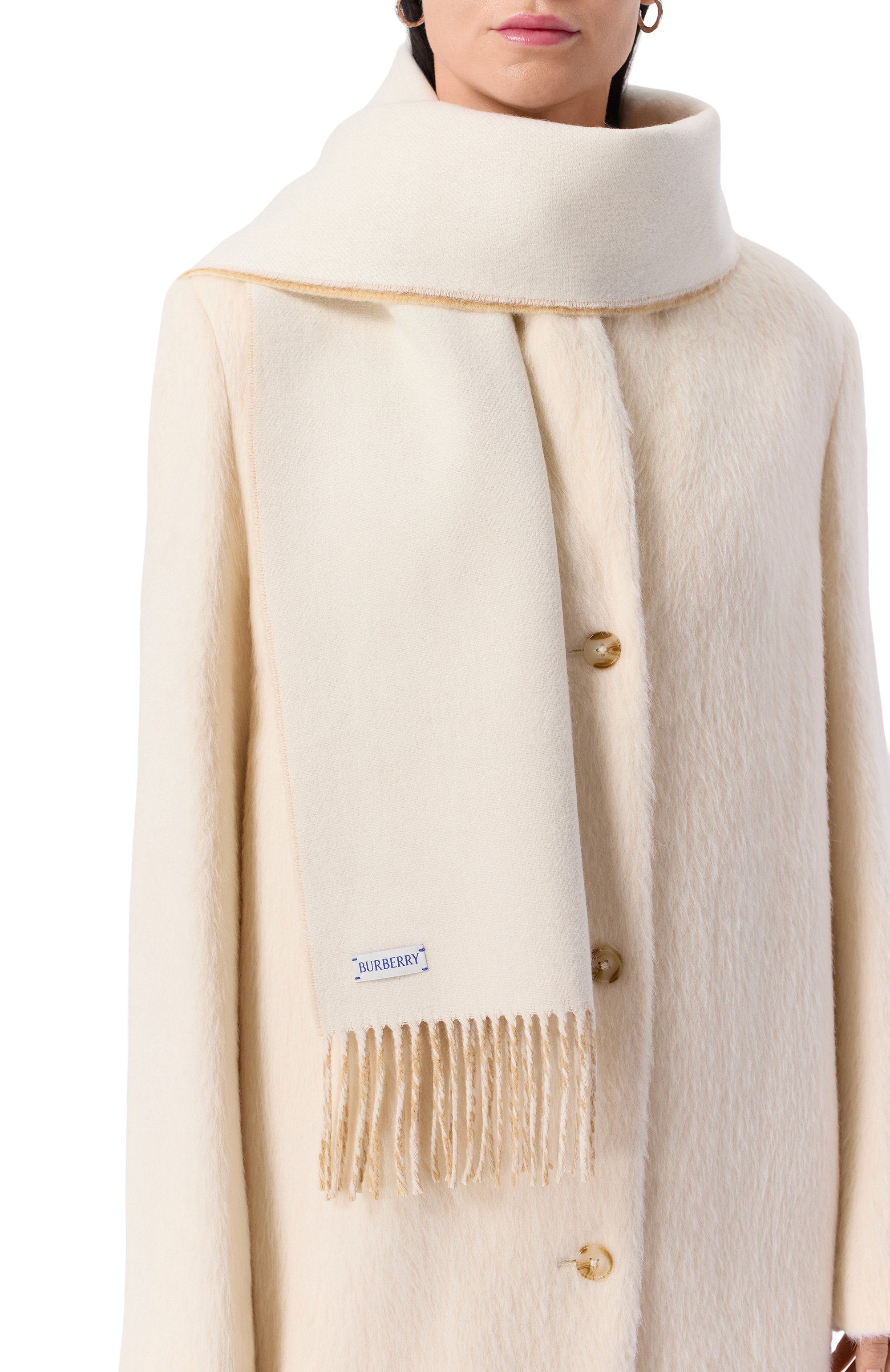 Двусторонний шарф из кашемира BURBERRY, арт. 8110020, фото 3