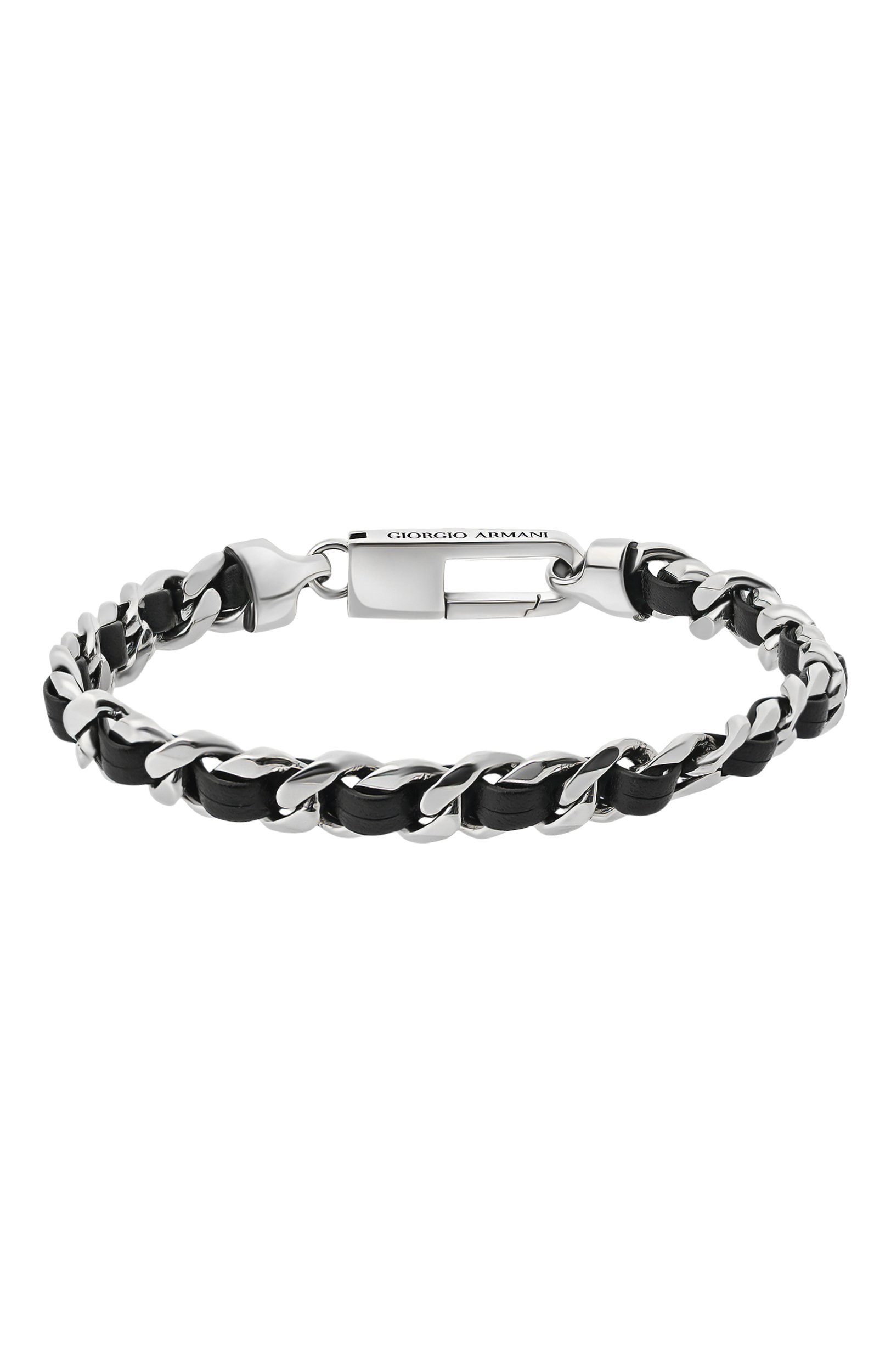 Браслет GIORGIO ARMANI черного цвета по цене 99050 руб., арт. GM004303/AF29497, фото 1 Браслет GIORGIO ARMANI, арт. GM004303/AF29497, фото 1