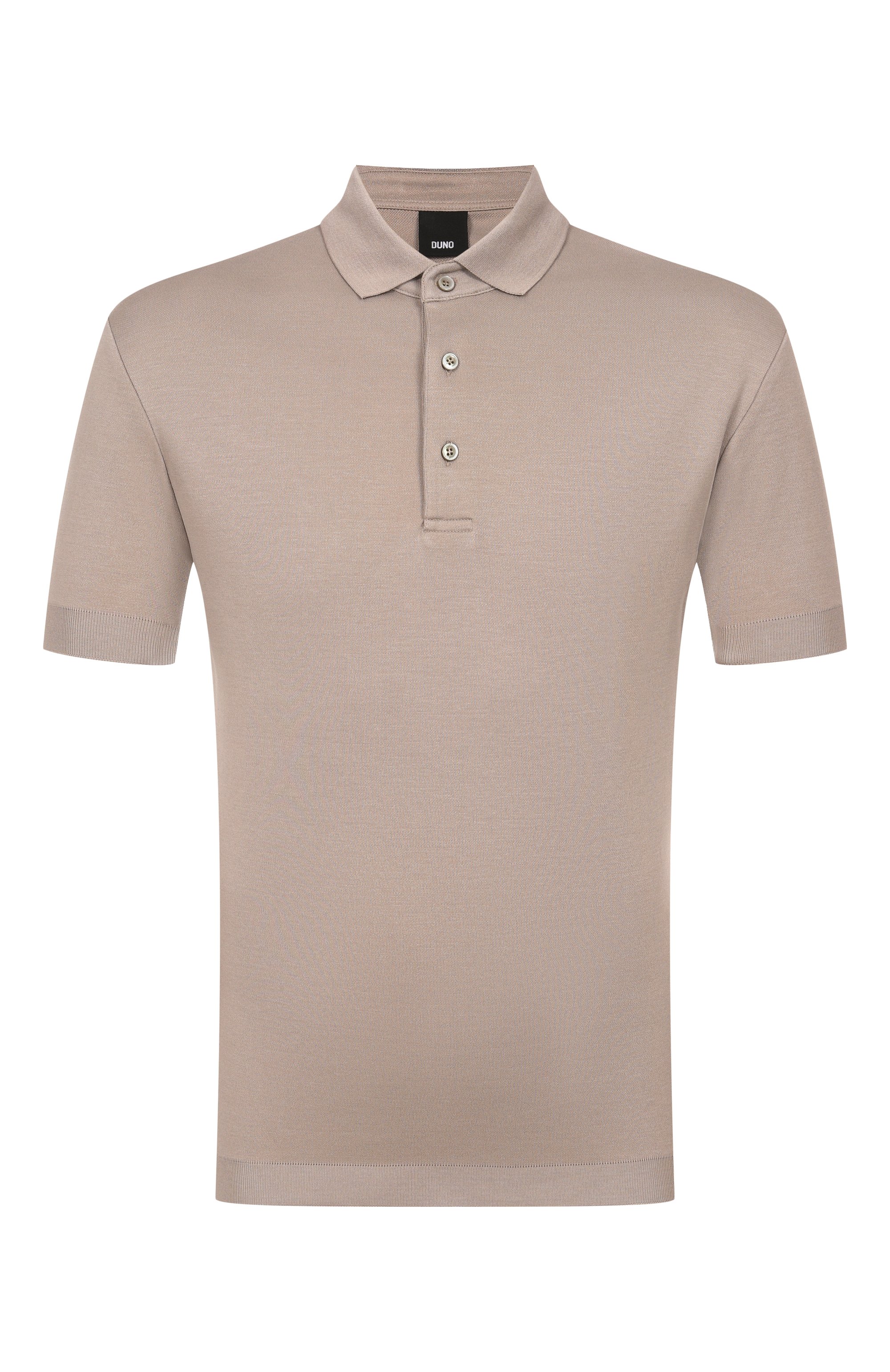 Хлопковое поло DUNO бежевого цвета по цене 19950 руб., арт. N0VUS/BARZI, фото 1 Хлопковое поло DUNO, арт. N0VUS/BARZI, фото 1
