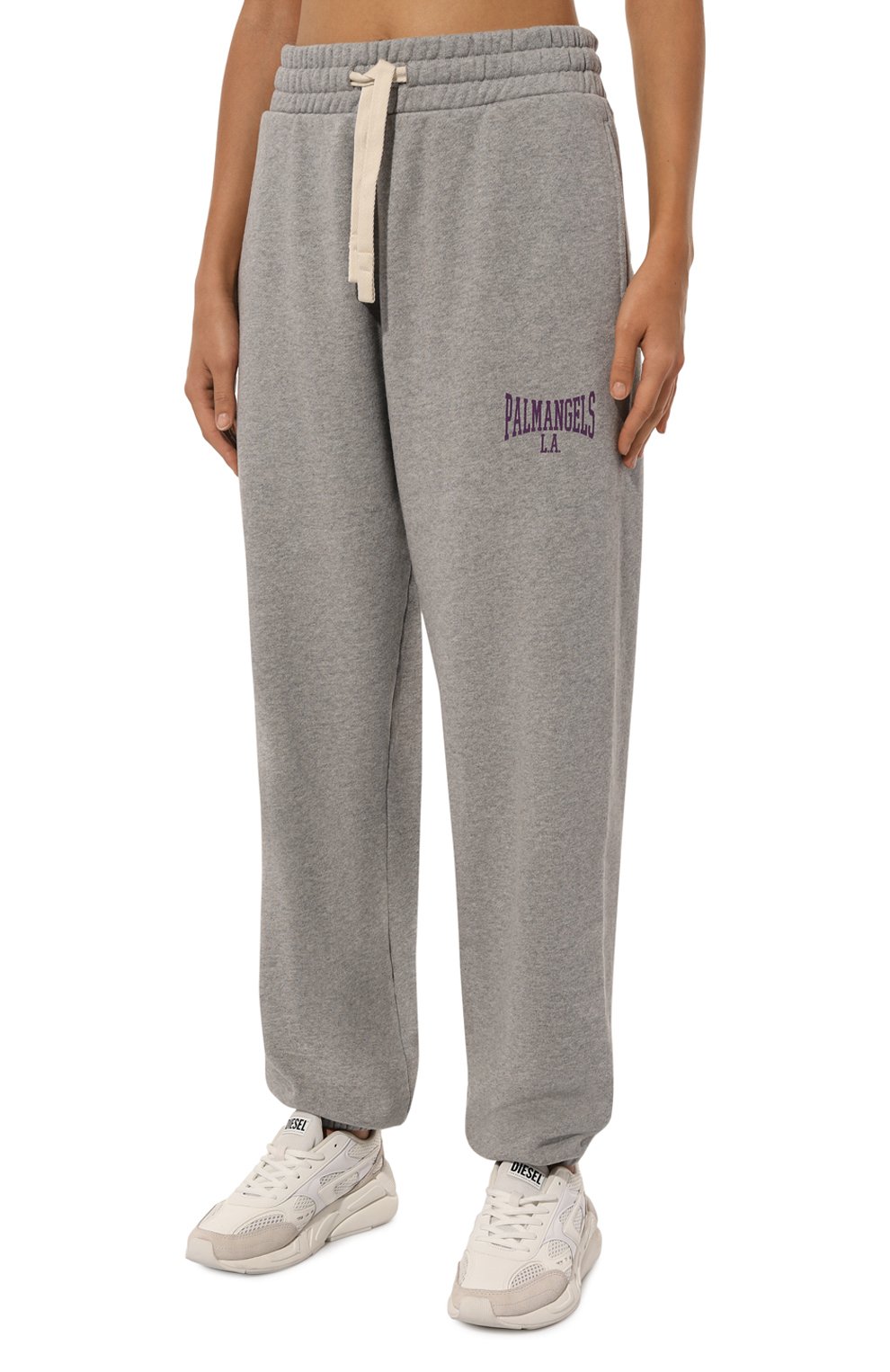 Хлопковые джоггеры PALM ANGELS, арт. PWCH006F24FLE001, фото 3