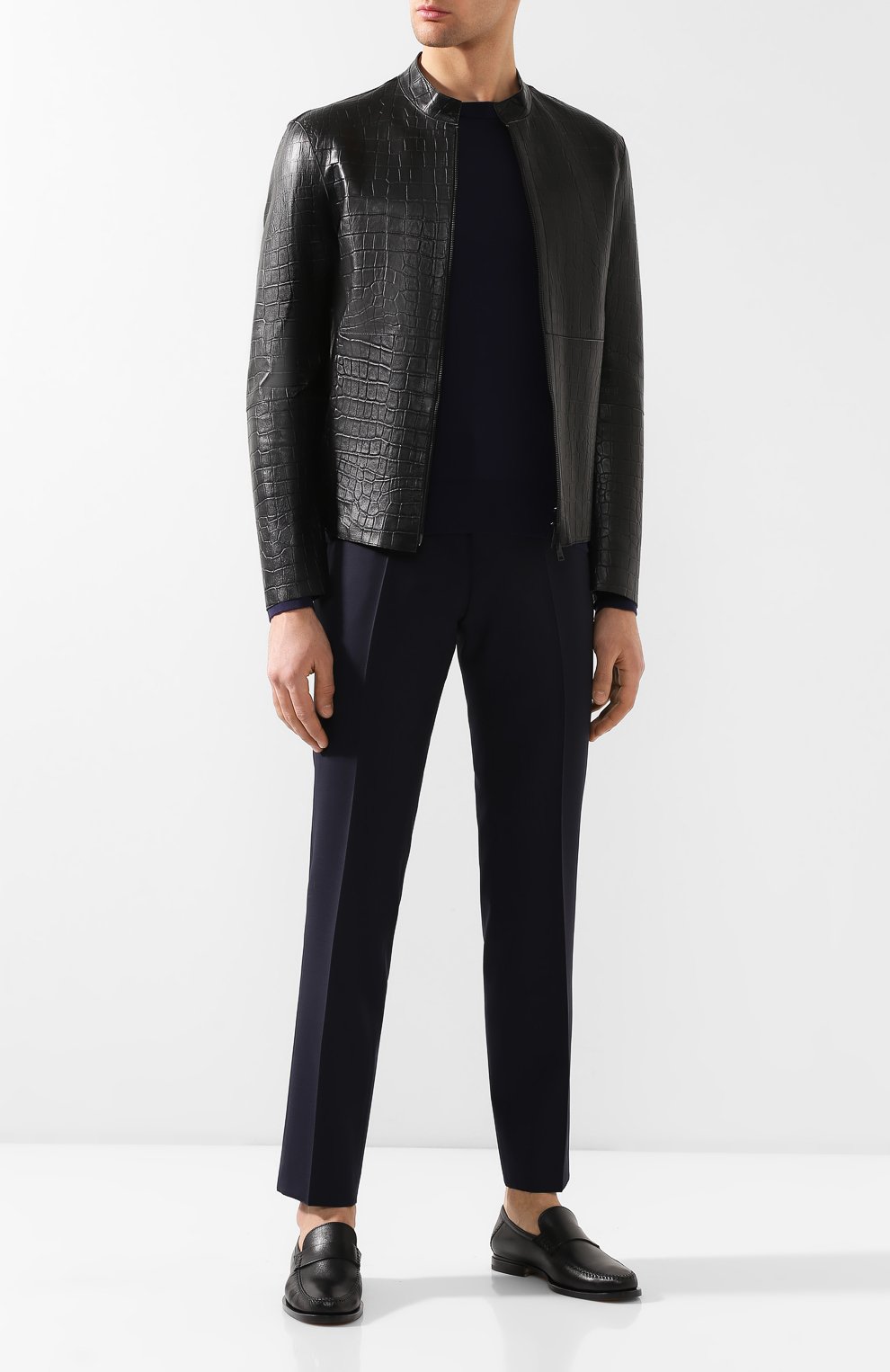 Кожаная куртка EMPORIO ARMANI, арт. 21B21P/21P21, фото 2