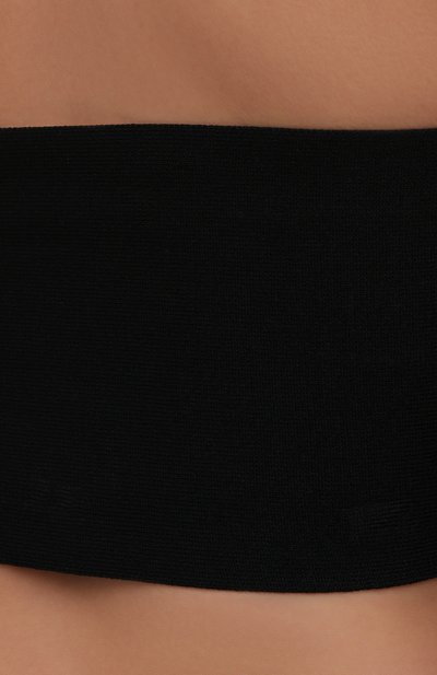 Топ-бандо из вискозы STELLA MCCARTNEY черного цвета по цене 20600 руб., арт. 344787/S7230, фото 5 Топ-бандо из вискозы STELLA MCCARTNEY, арт. 344787/S7230, фото 5