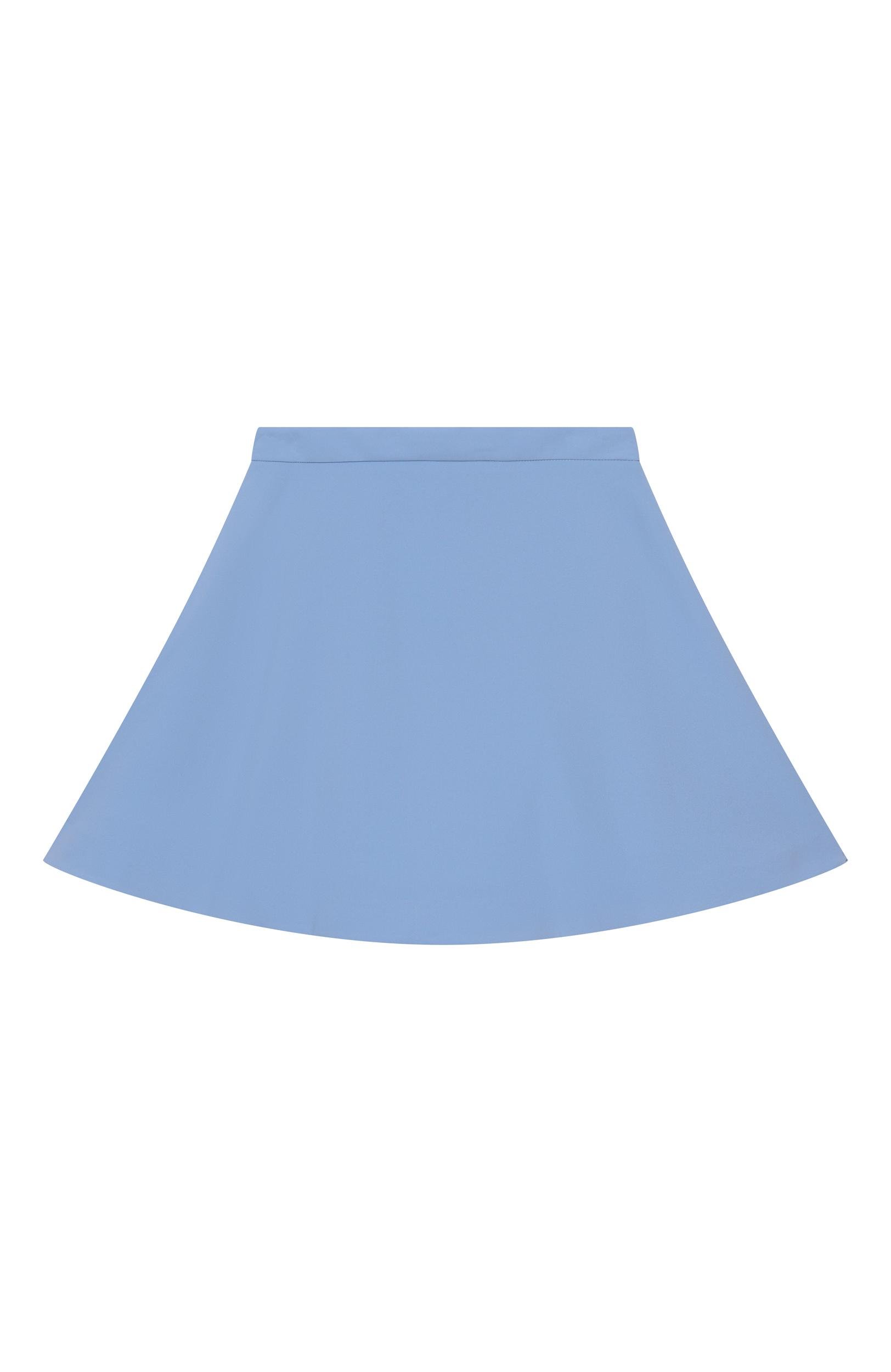 Юбка ELIE SAAB JUNIOR голубого цвета по цене 48300 руб., арт. EFG0051/TS0802, фото 2 Юбка ELIE SAAB JUNIOR, арт. EFG0051/TS0802, фото 2