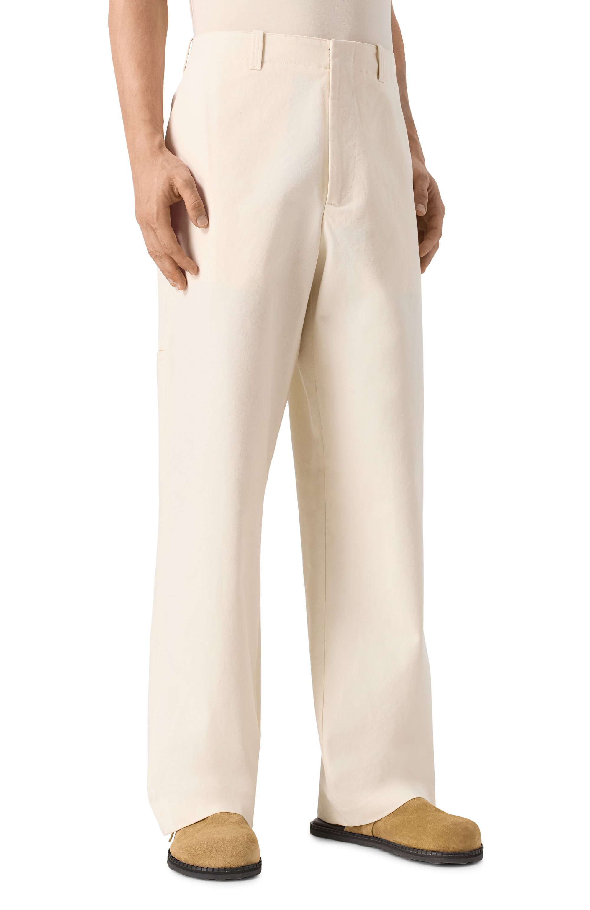 Хлопковые брюки JIL SANDER, арт. J47KA0269-J45267, фото 3