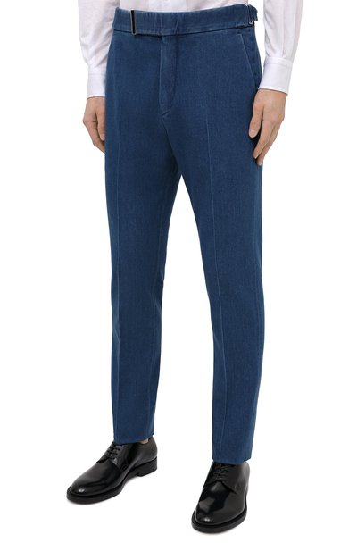 Джинсовые брюки TOM FORD синего цвета по цене 138500 руб., арт. 874R11/778J42, фото 3 Джинсовые брюки TOM FORD, арт. 874R11/778J42, фото 3