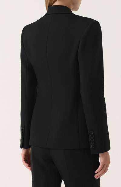 Двубортный жакет TOM FORD черного цвета по цене 339500 руб., арт. GI2465-FAX249, фото 4 Двубортный жакет TOM FORD, арт. GI2465-FAX249, фото 4