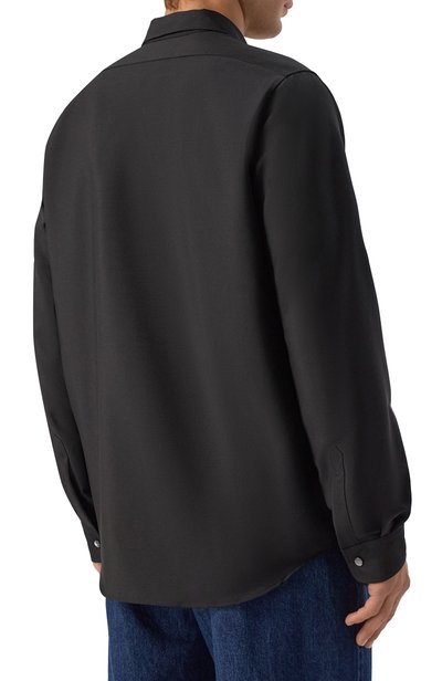 Шерстяная рубашка JIL SANDER черного цвета по цене 156000 руб., арт. J22DL0401/J41444, фото 4 Шерстяная рубашка JIL SANDER, арт. J22DL0401/J41444, фото 4