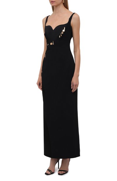 Платье VERSACE черного цвета по цене 339000 руб., арт. 1001121/1A00940, фото 3 Платье VERSACE, арт. 1001121/1A00940, фото 3