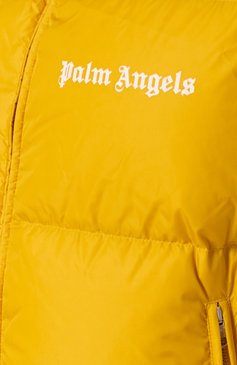 Мужской пуховый жилет 8 moncler palm angels MONCLER GENIUS желтого цвета, арт. 1A00015/M2563 | Фото 6 (Материал подклада: Синтетический материал; Материал утеплителя: Пух и перо; Длина (верхняя одежда): Короткие; Материал внешний: Синтетический материал; Мужское Кросс-КТ: жилеты-объемные; Стили: Кэжуэл)